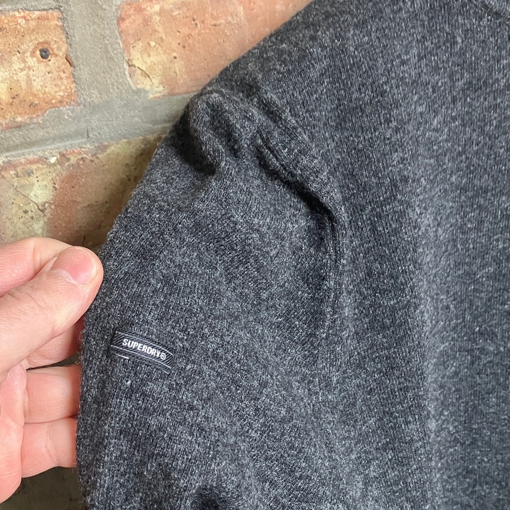Superdry charcoal grey turtleneck sweater - Picture 4 of 14